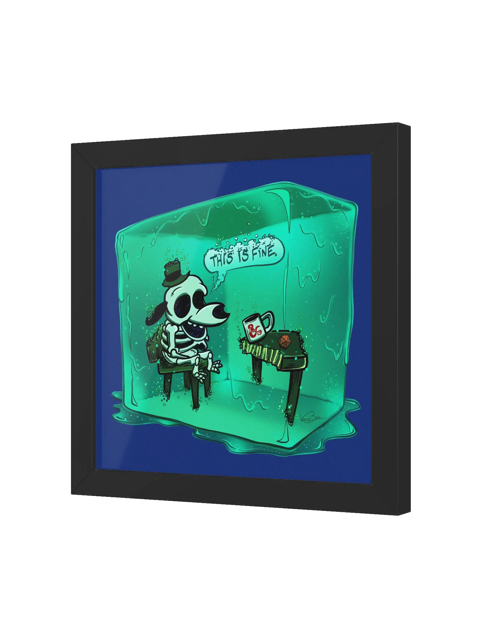 The Gelatinous Optimist | Framed Print product image (2)