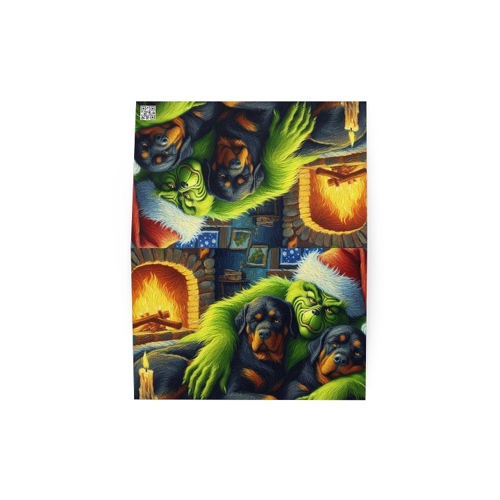 Grinch who stole Rottweilers Greeting Card product image (4)