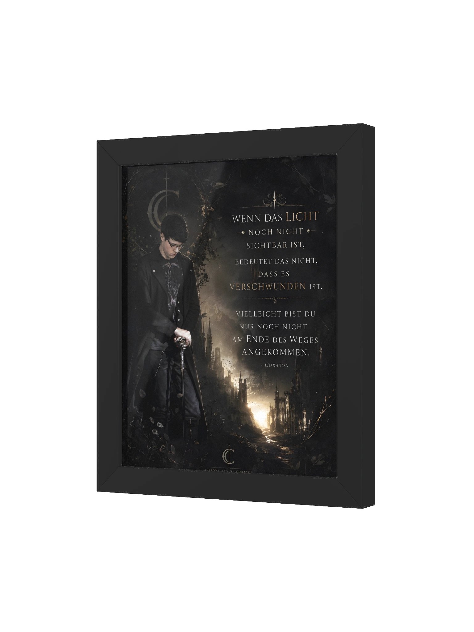 Wenn das Licht Framed Poster product image (3)