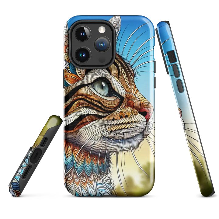 Feline Harmony: AI-Designed Cat Mandala Motif product image (4)