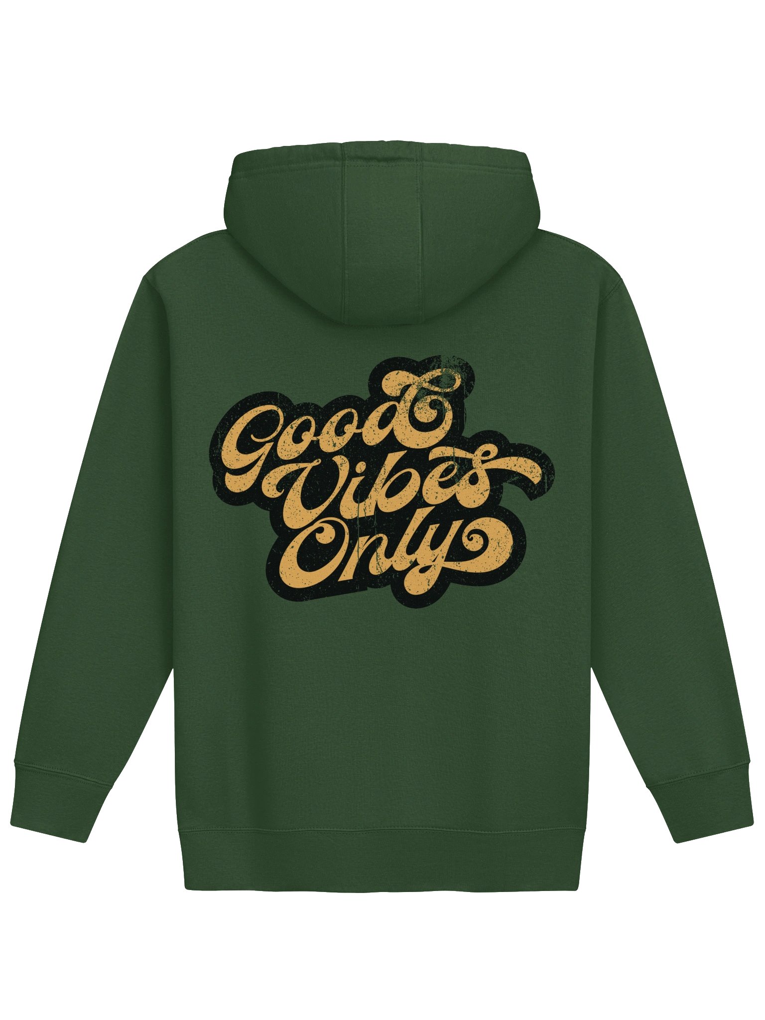Good Vibes Only with Outline Hoodie (Back Print with Left Chest Logo) product image (17)