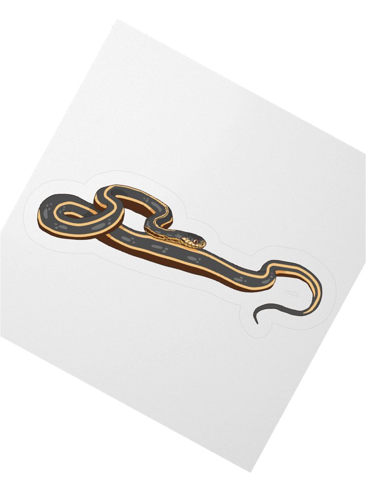 Butler's Garter Snake - Thamnophis butleri Sticker product image (4)