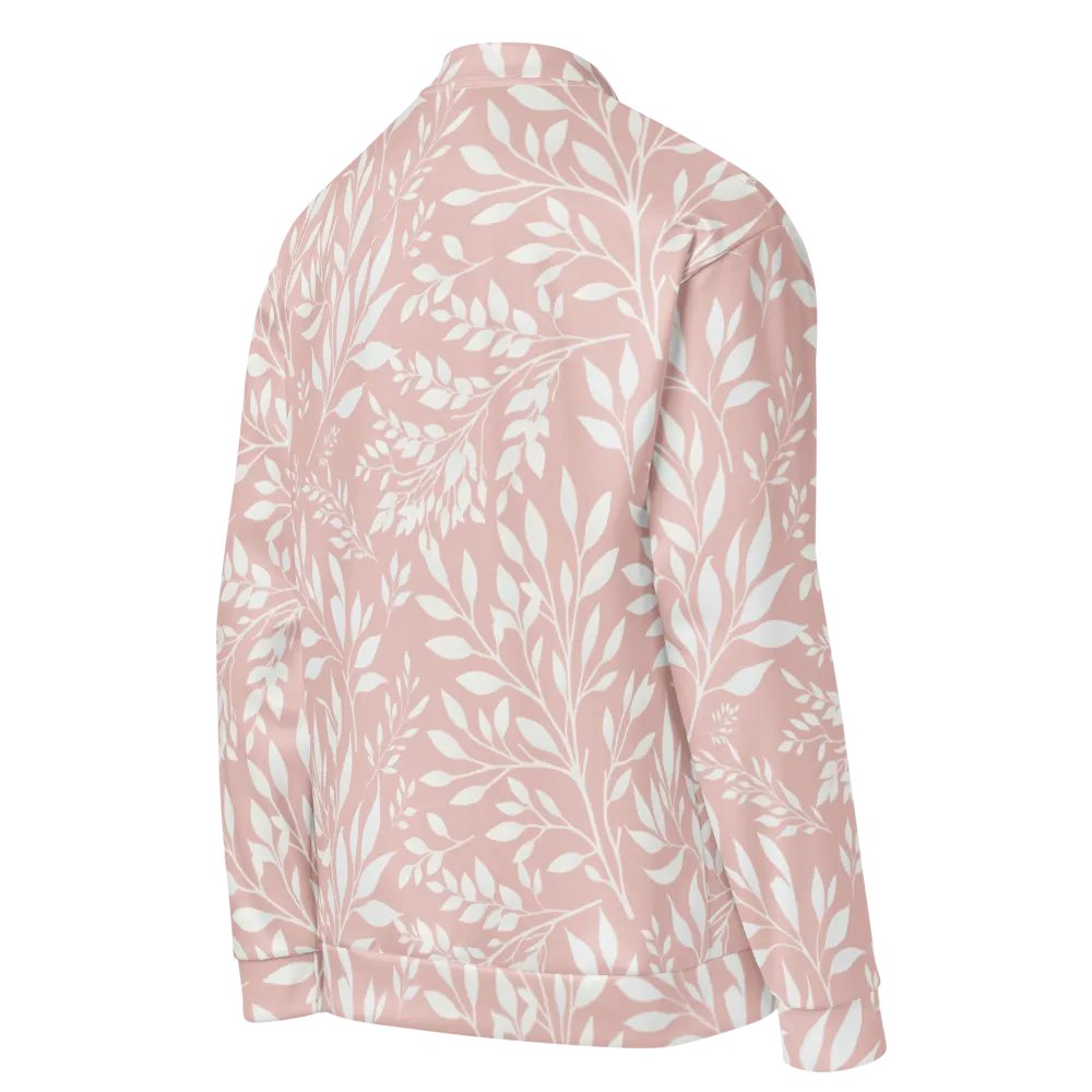 Branches Blush Pink Bomber Jacket product image (7)