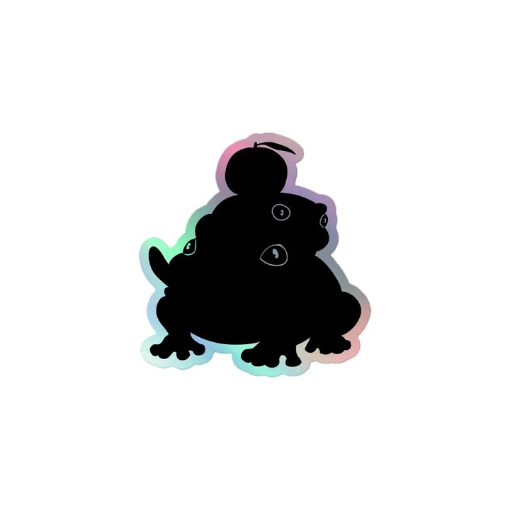 Black Drama Frog Sticker product image (1)
