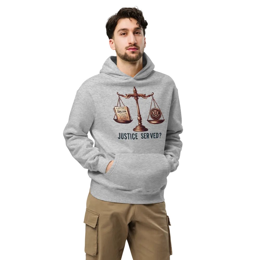 Justice Served? Unisex Oversized Hoodie product image (7)