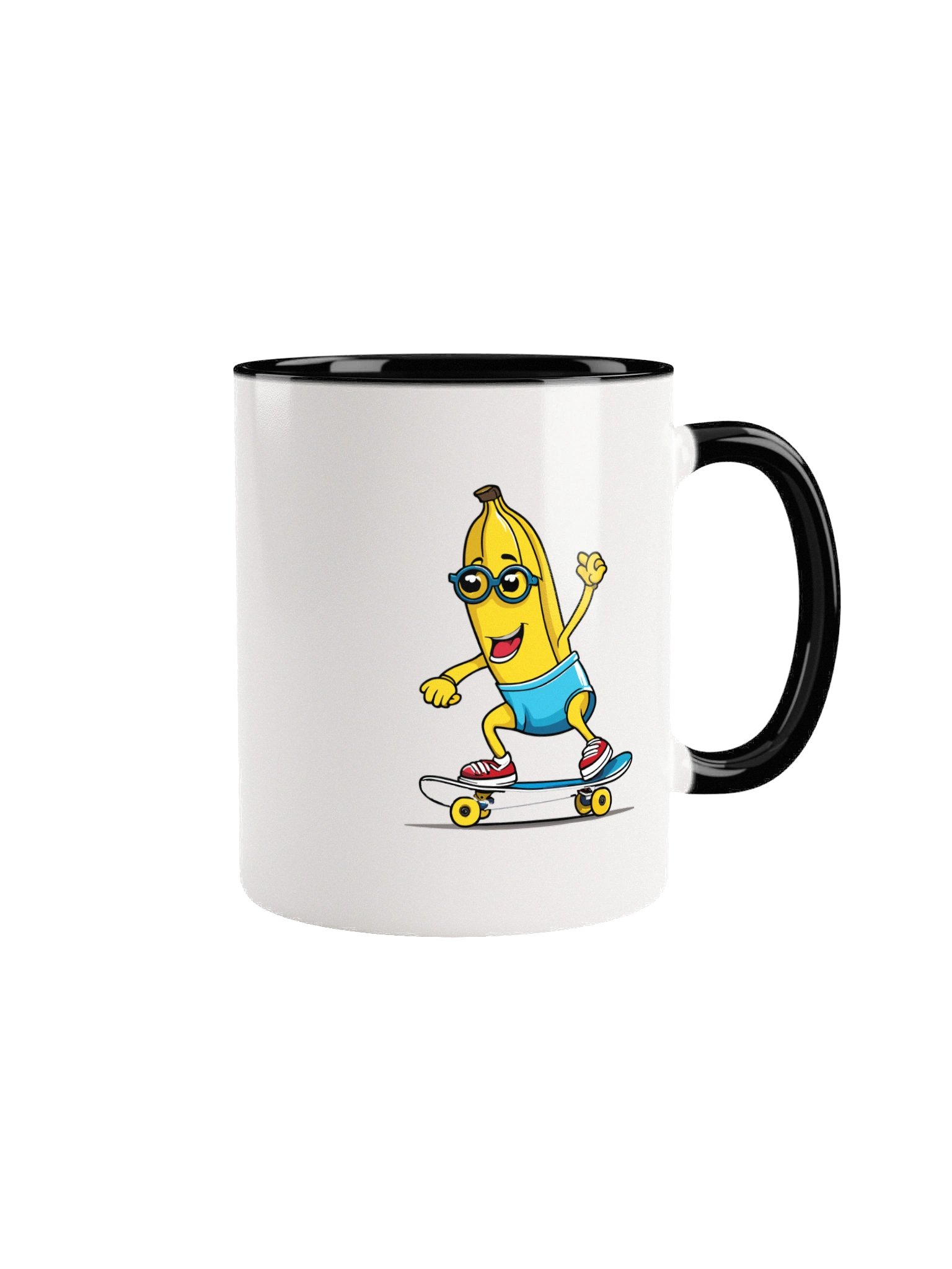 Skateboarding Bananas Ceramic Mug product image (1)