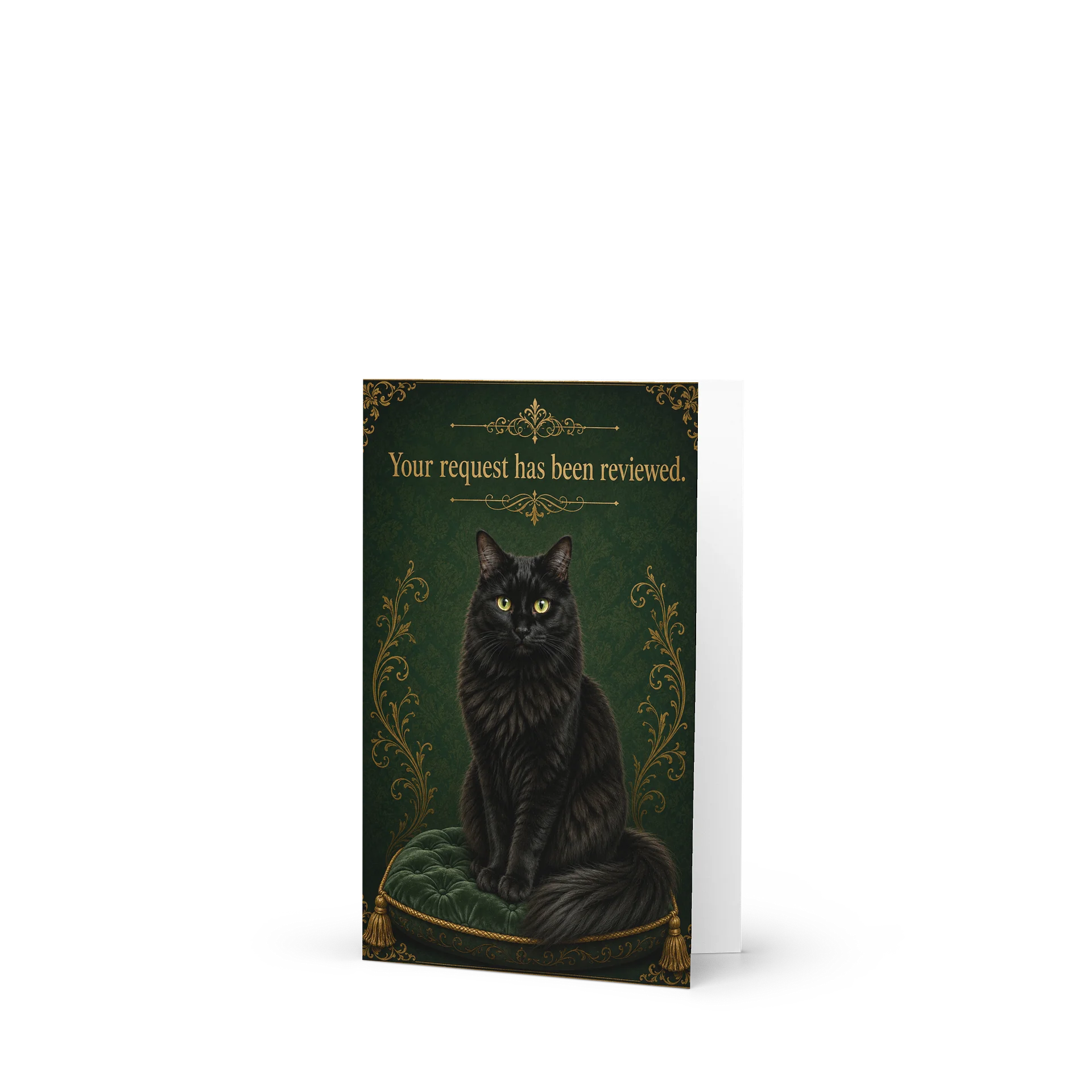 Because...Brutus Greeting Card — Your Request Has Been Reviewed product image (1)