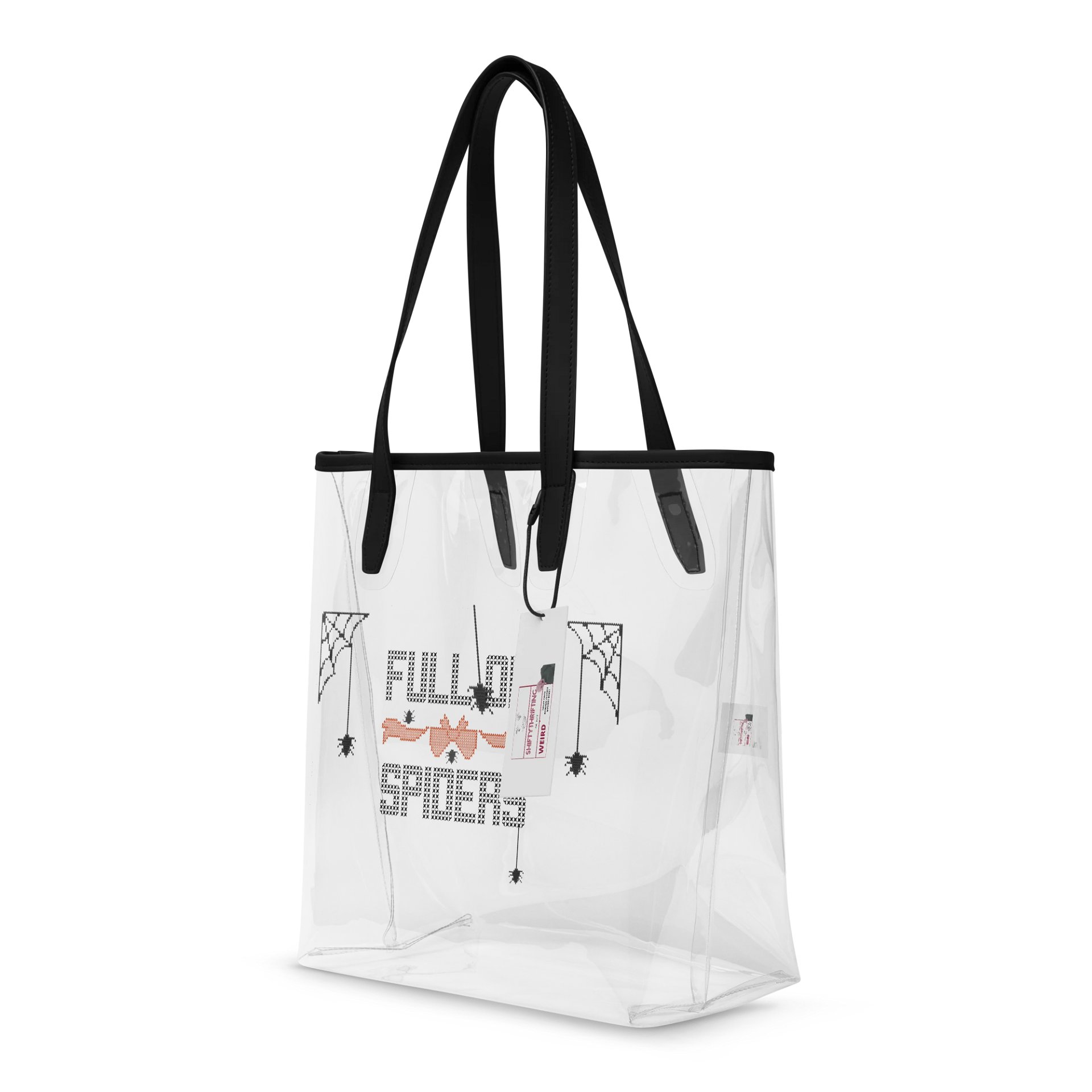 Full of Spiders clear tote product image (4)