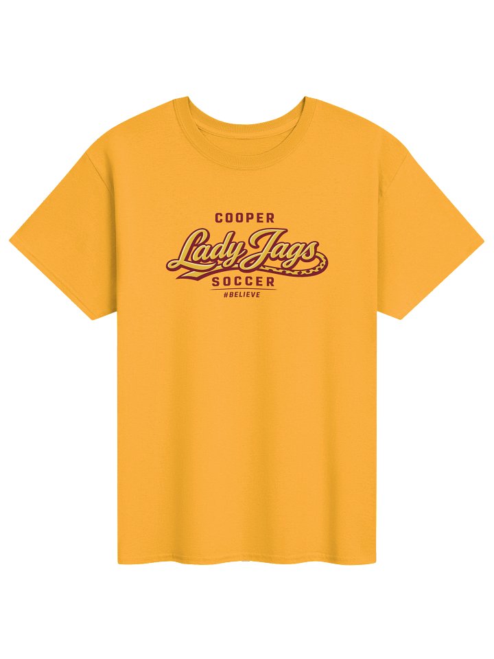 Cooper Lady Jags Soccer Believe Tee w TN on Back product image (1)