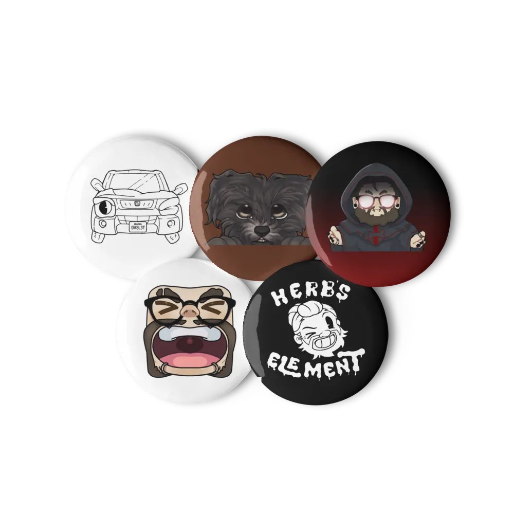 Herbs Element 5pk Pins product image (6)