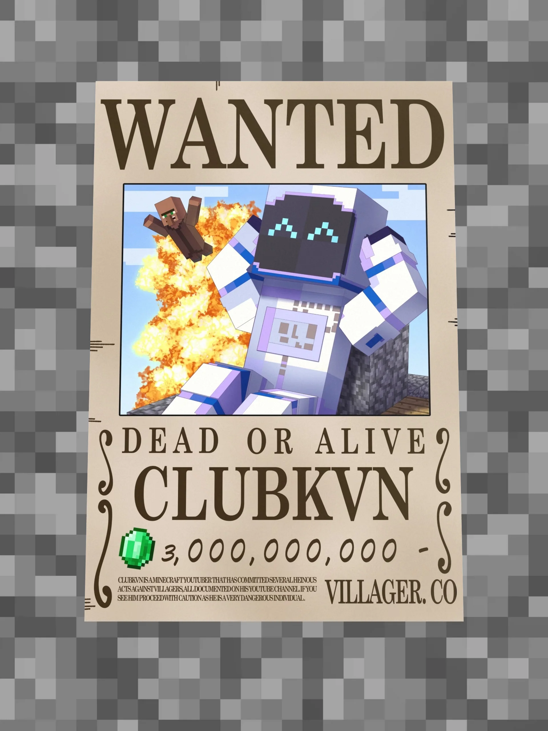 ClubKVN Wanted Poster product image (1)