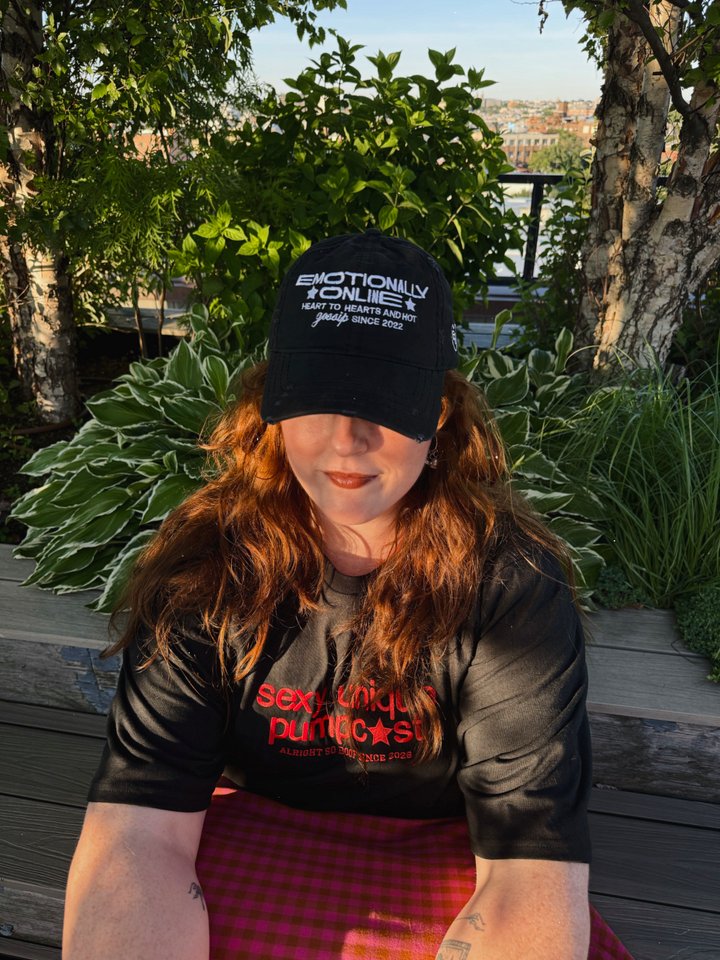 Emotionally Online Distressed Baseball Cap product image (2)