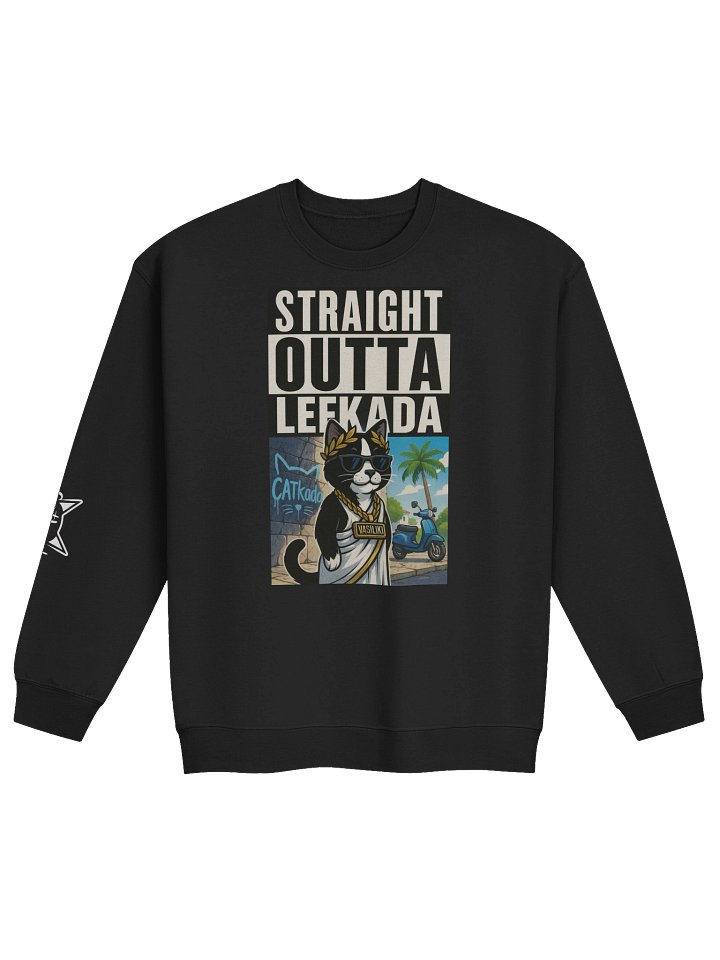 STRAIGHT OUTTA LEFKADA CREWNECK product image (2)