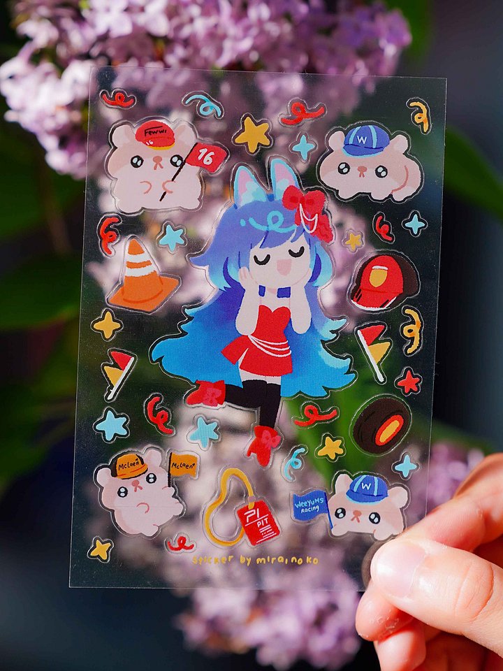 Racing Sticker Sheet product image (1)