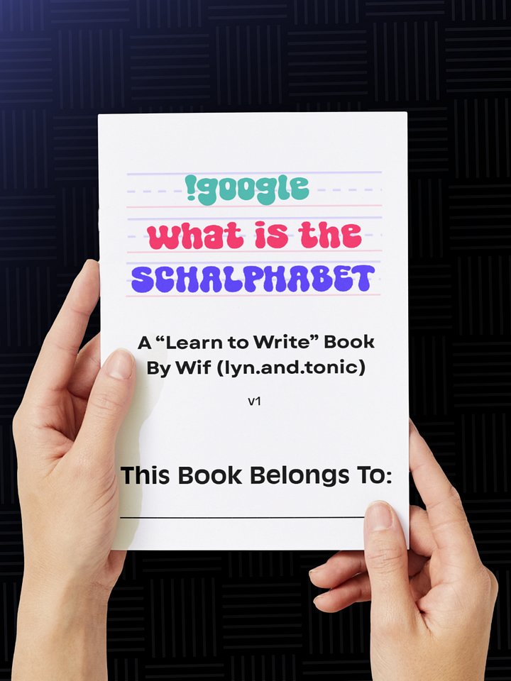What is the Schalphabet — Book product image (1)
