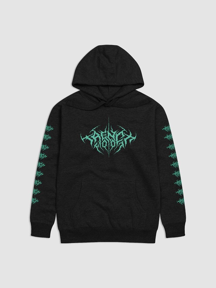 DEATHLOGO HOODIE AQUA product image (1)