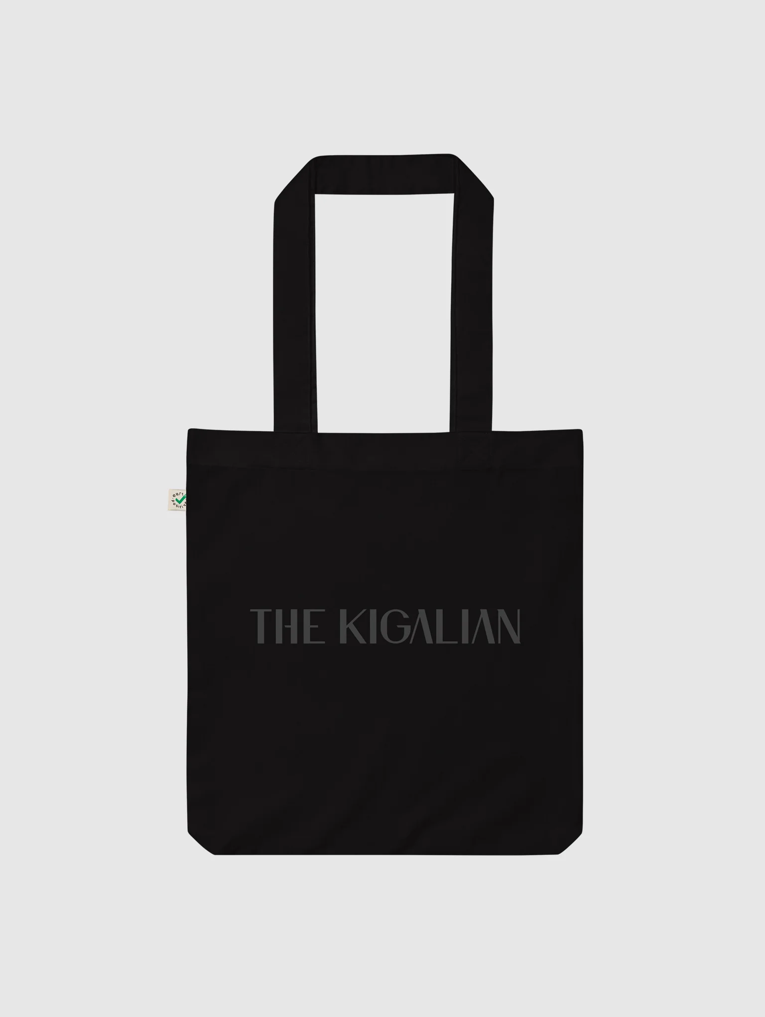 Organic Fashion Tote Bag with Black Kigalian Logo product image (2)