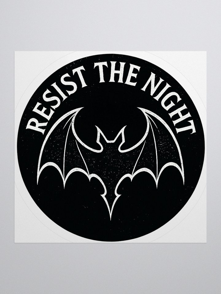 Resist the Night: Resistance Vinyl Emblem Sticker product image (3)