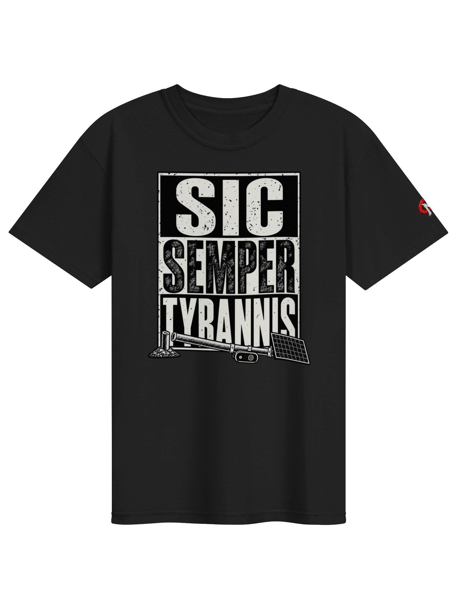 Sic Semper Tyrannis Banner Civic Menace T-Shirt product image (1)