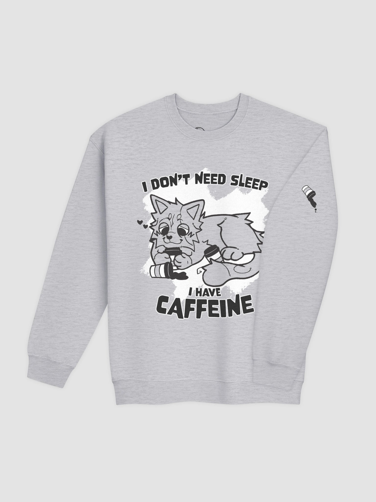 I Have Caffeine | Crew Neck product image (4)