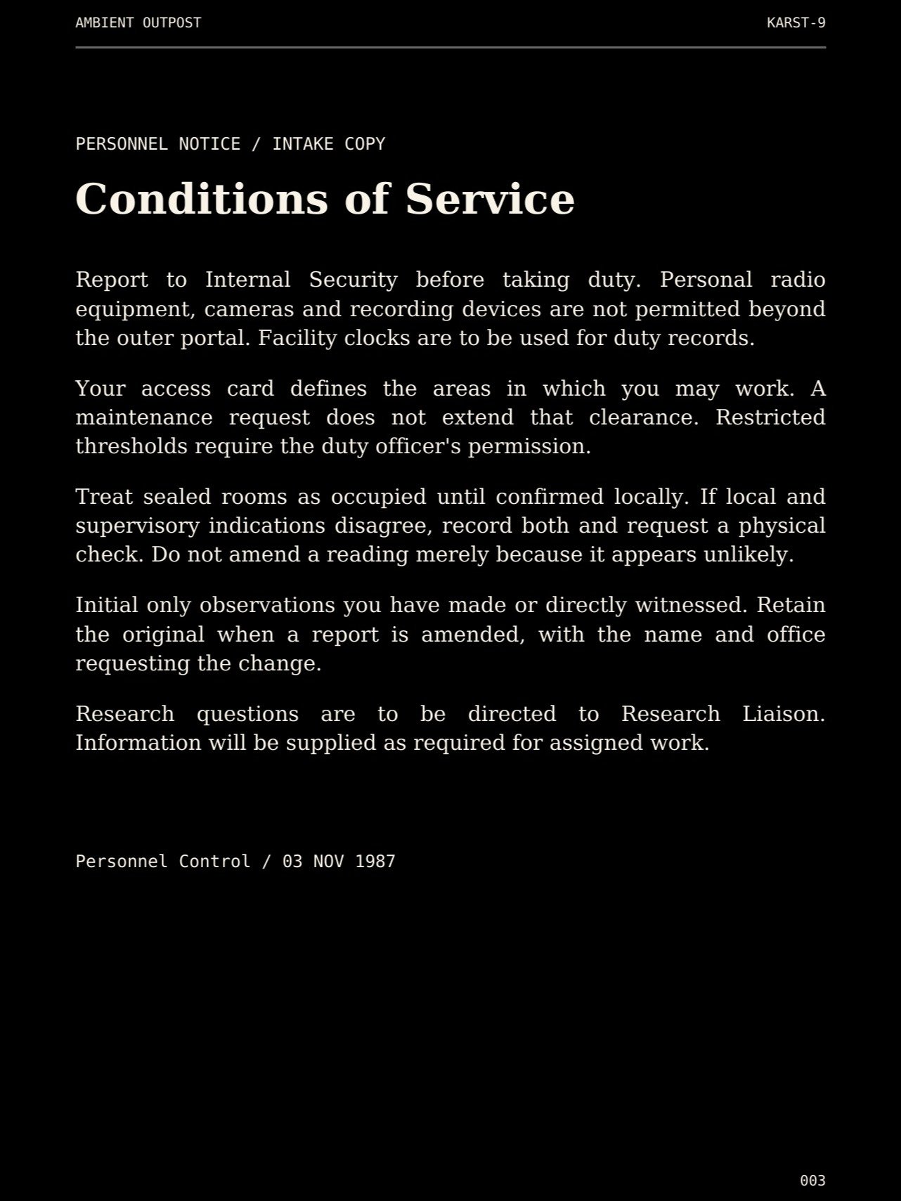 KARST-9 — The Diary Beneath the Mountain · Digital Edition (PDF ONLY) product image (3)