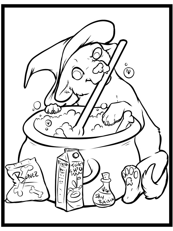 Color Your Pup - Halloween - Coloring Page product image (2)