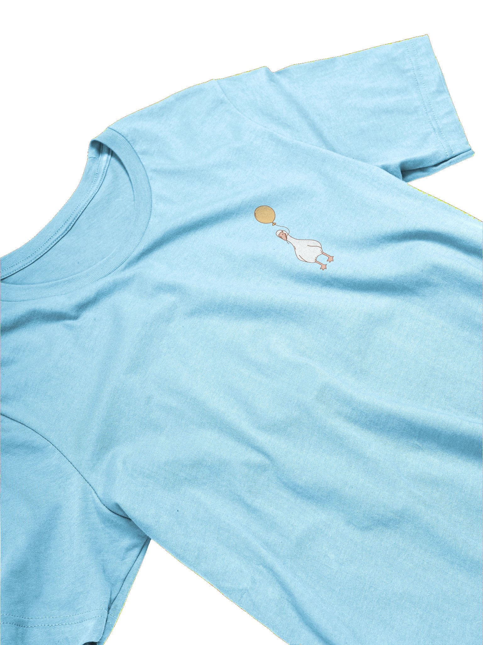 Whimsical Goose Balloon T-Shirt | Retro 70s Quirky Duck Character Tee product image (26)