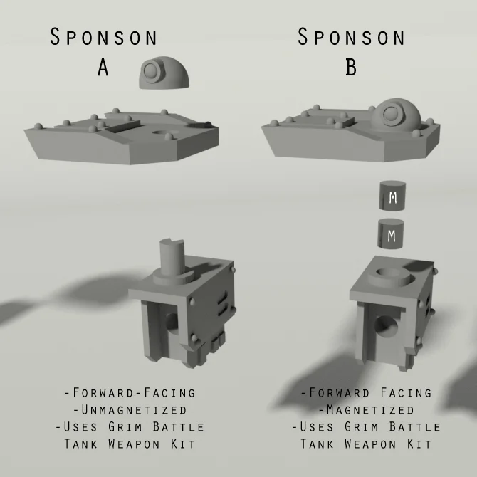 Grim StuG OR Grim Panzer IV Tank STLs product image (6)