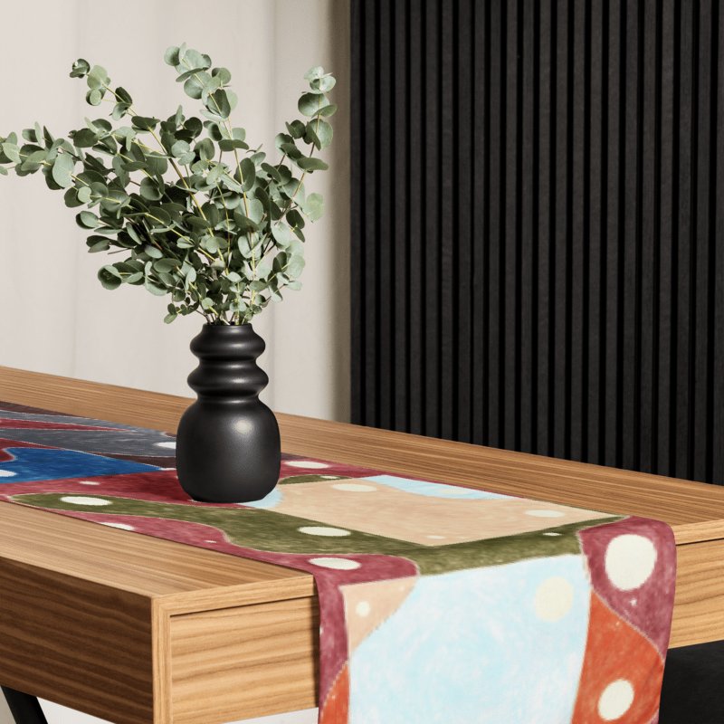 Cartoon University table runner product image (1)