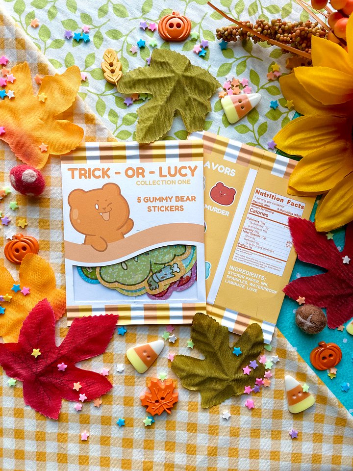 Spooky Lucy Sticker Pack Collection One product image (1)