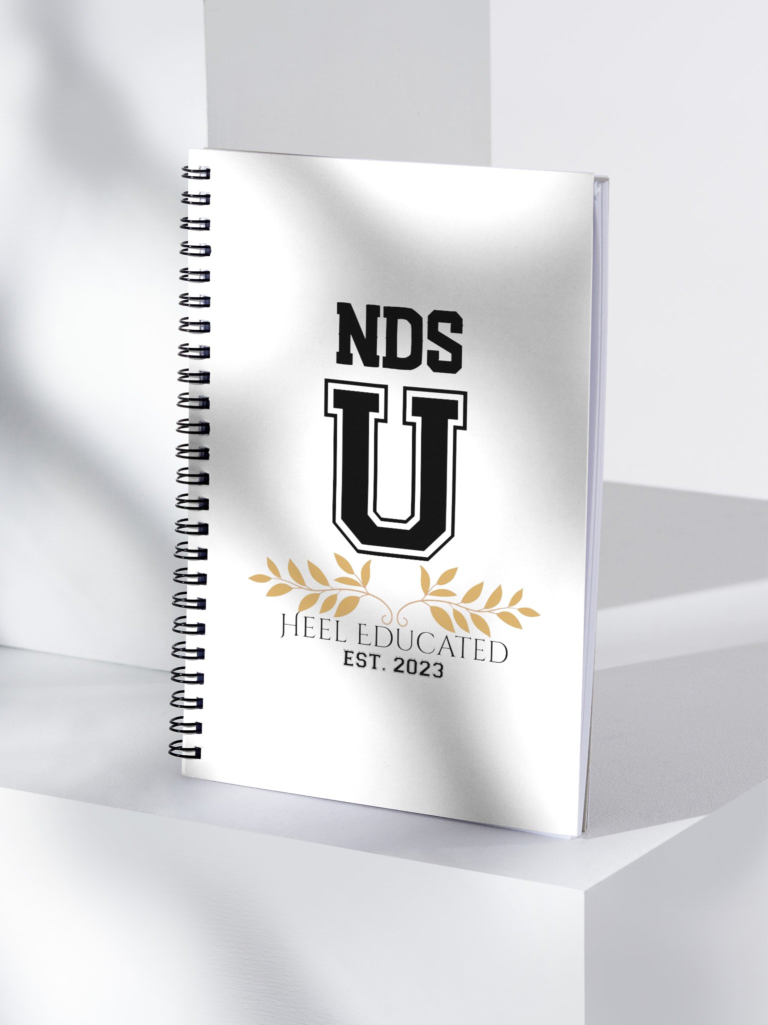 NDS University Heel Educated Spiral Notebook product image (4)