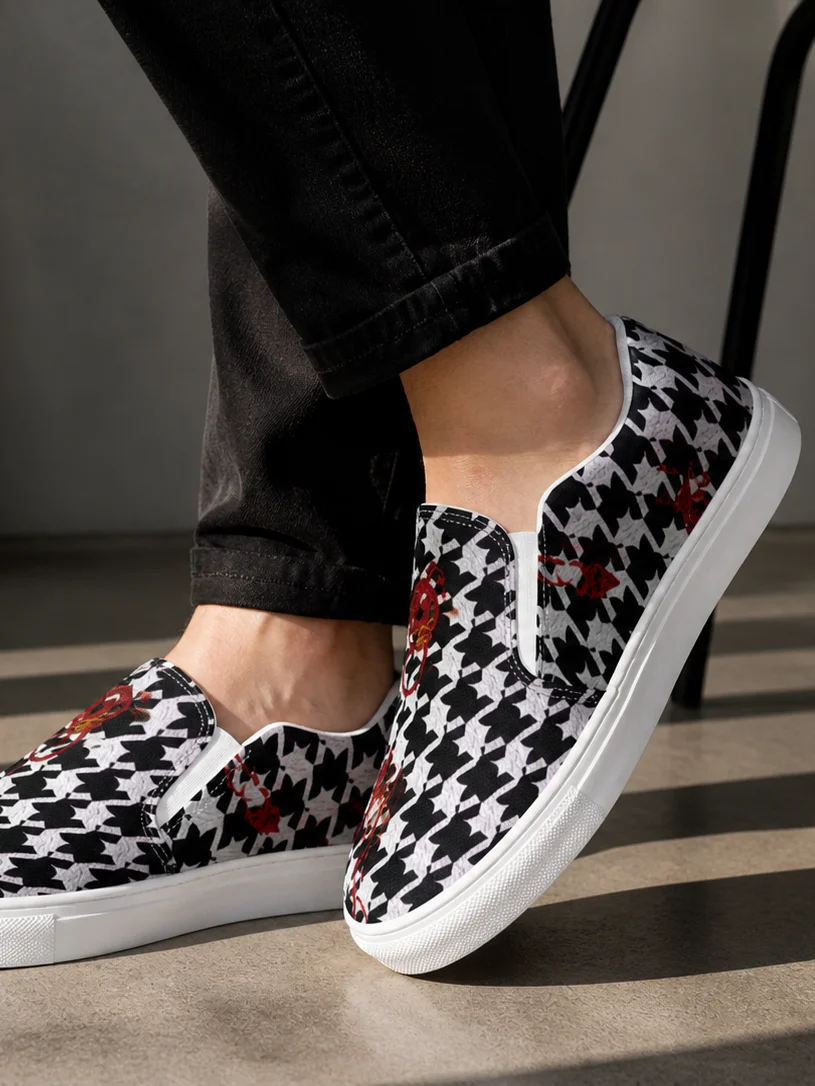 Majestic Houndstooth Royale Canvas shoe (mens Sizes) product image (1)