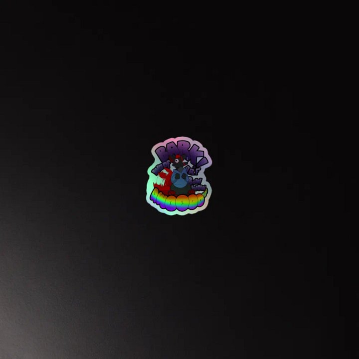Barking Holographic Sticker product image (4)