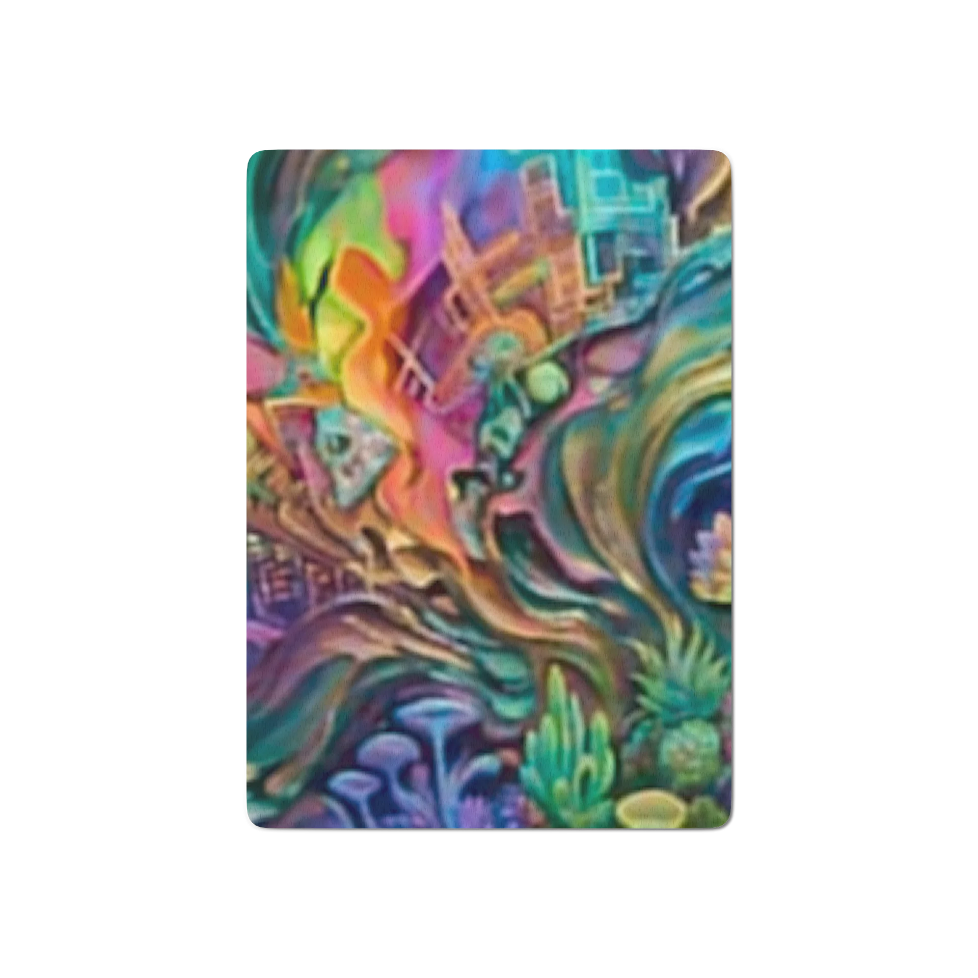 Psychedelic Swirl Poker Deck product image (1)