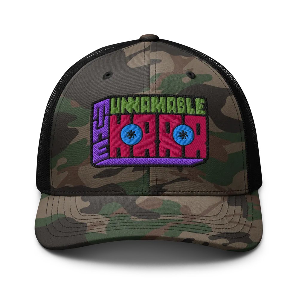 The Unnamable Horror - VHS (Camo Hat) product image (1)