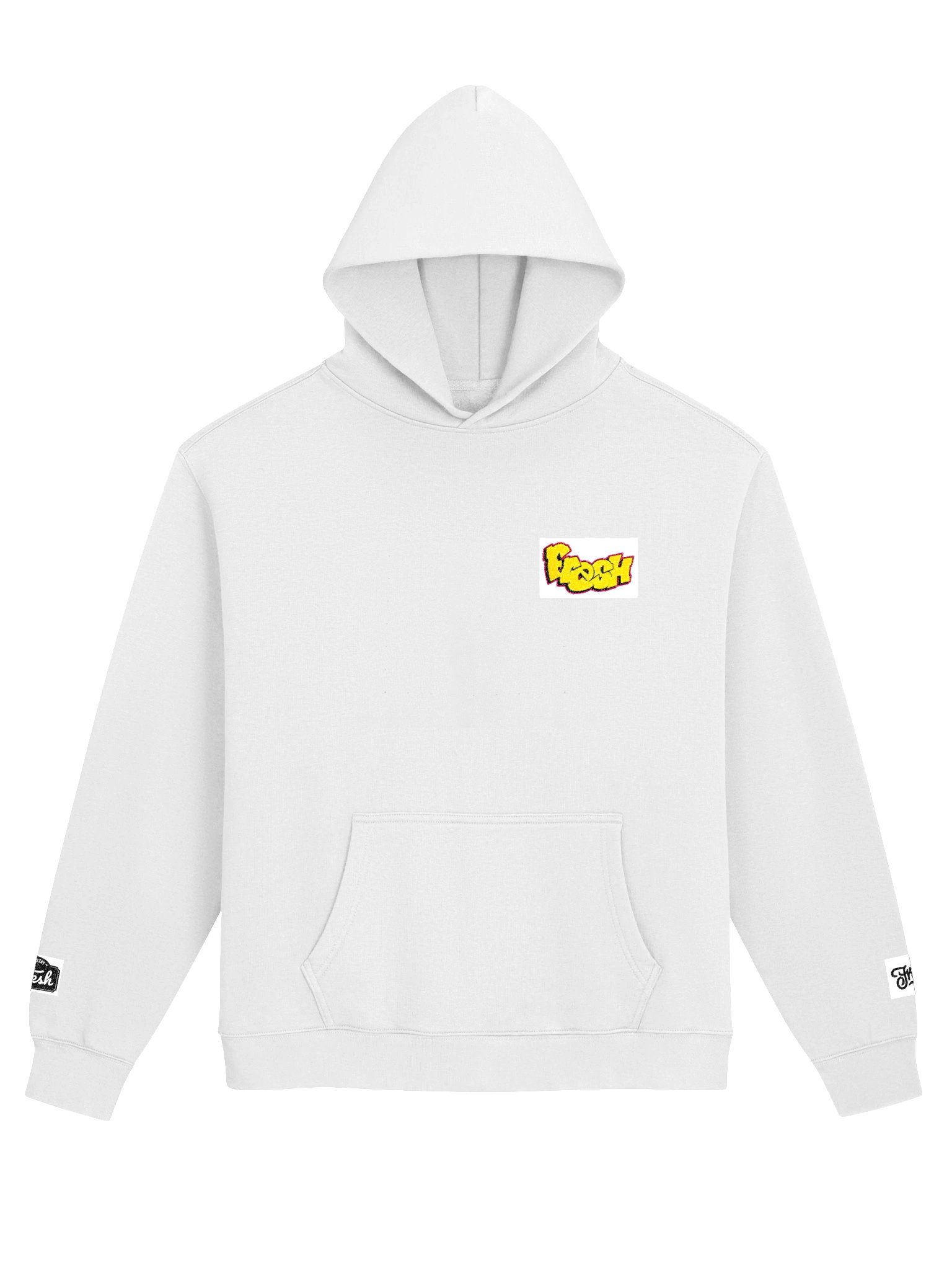 White High Quality Thick Warm fresh hoodie! Embroidered! product image (1)