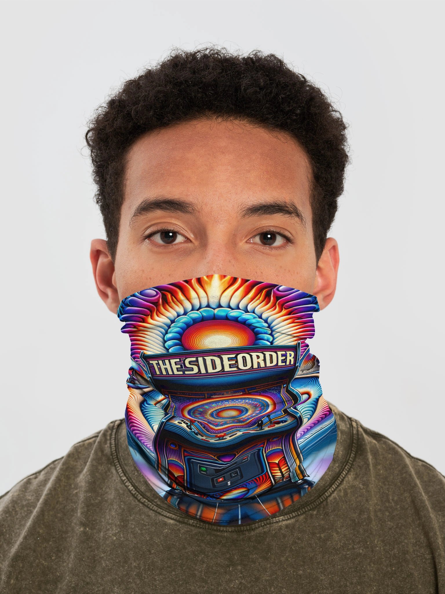 Psychedelic Arcade Dreams Neck Gaiter product image (1)