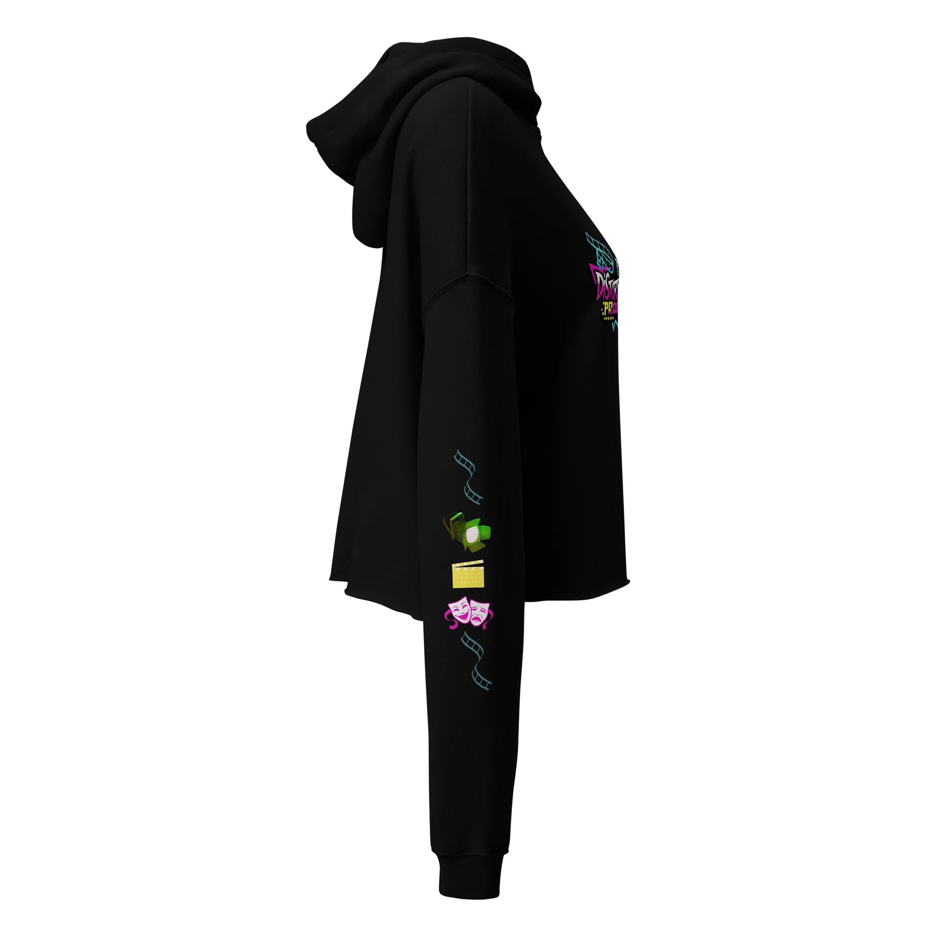 Distorted Rebels Crop Hoodie product image (3)