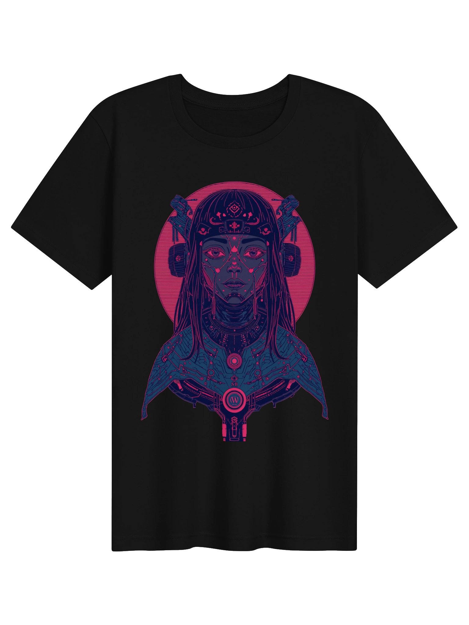 Neon Cybernetic Femme Lightweight T-Shirt product image (1)