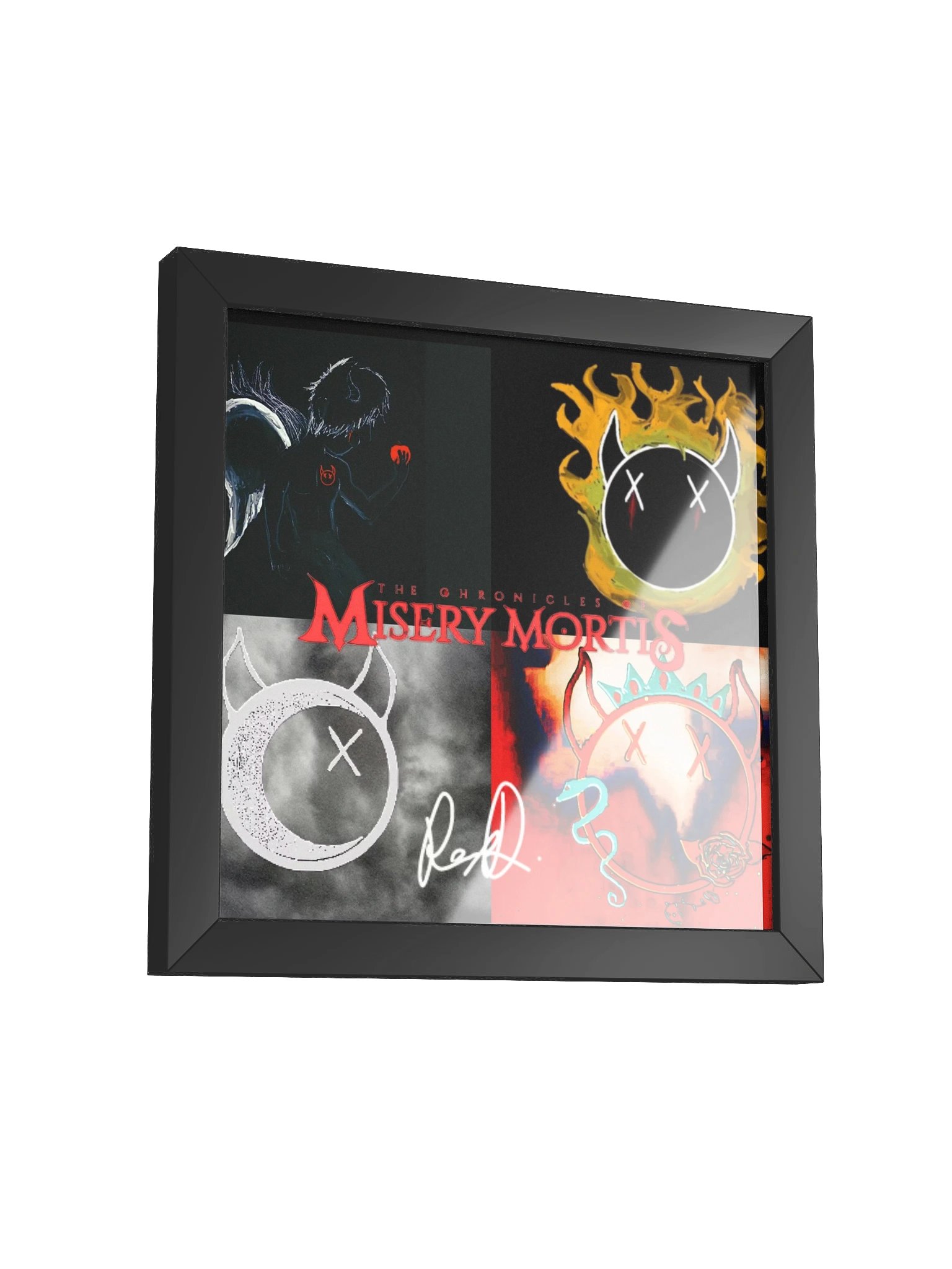 "The Chronicles Of Misery Mortis" Autographed Artwork Poster and Frame product image (3)