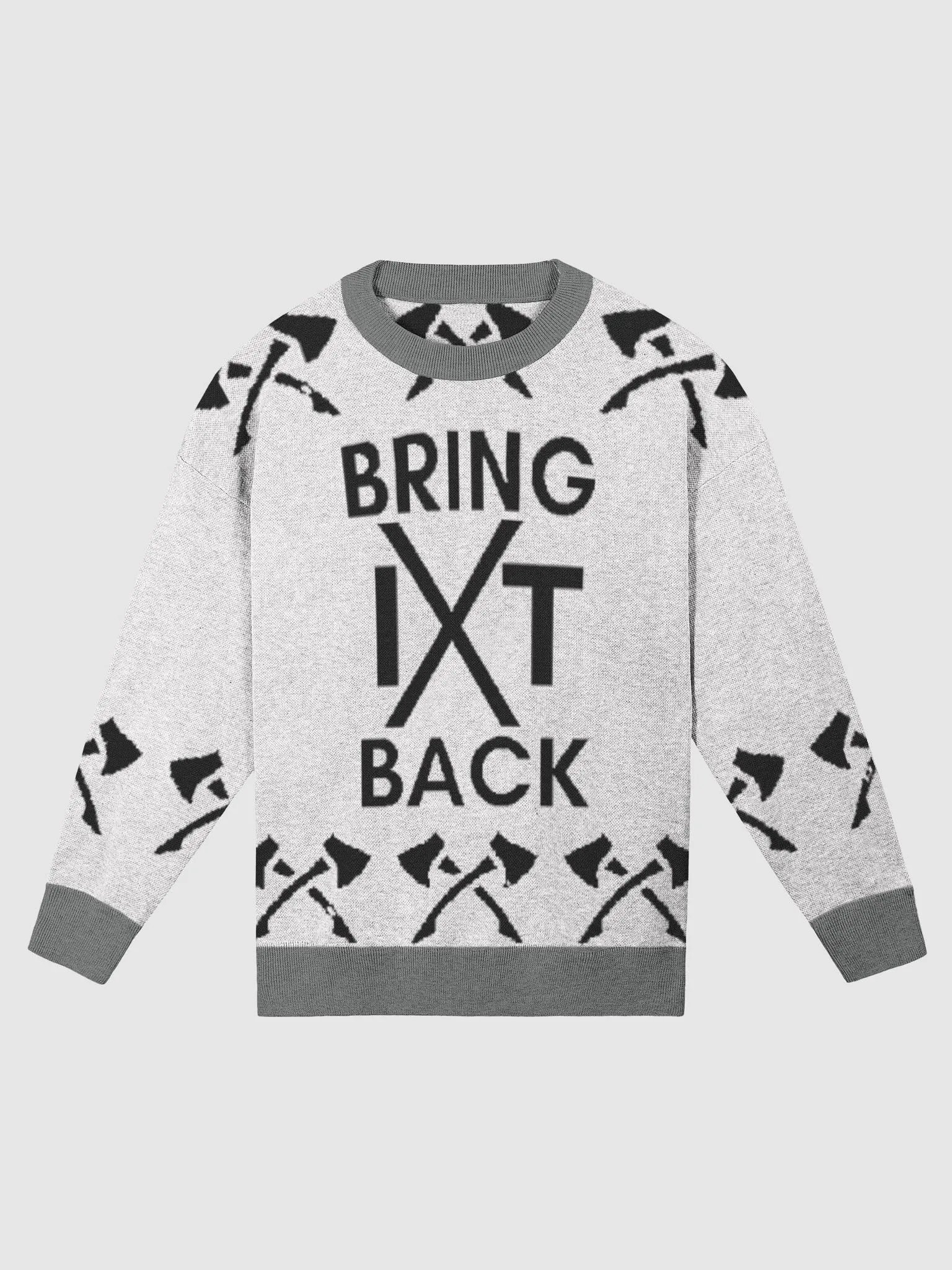 Bring it back | Knitted Crewneck Sweater Relaxed Fit product image (1)