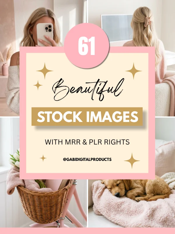 MRR & PLR Pink Aesthetic Stock Photos product image (1)