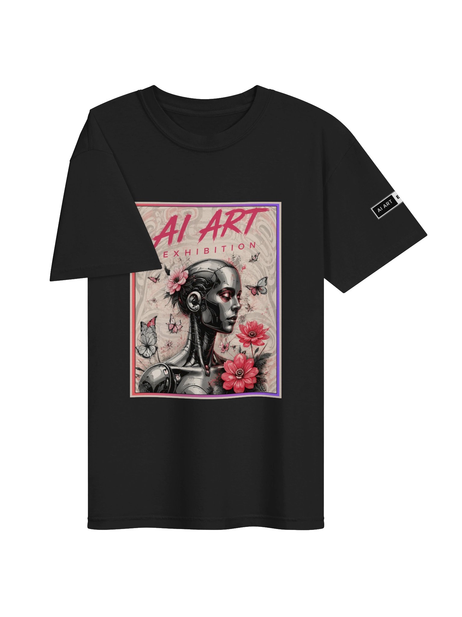 "AI ART EXHIBITION CYBER BLOOM" 100% cotton T-shirt product image (19)