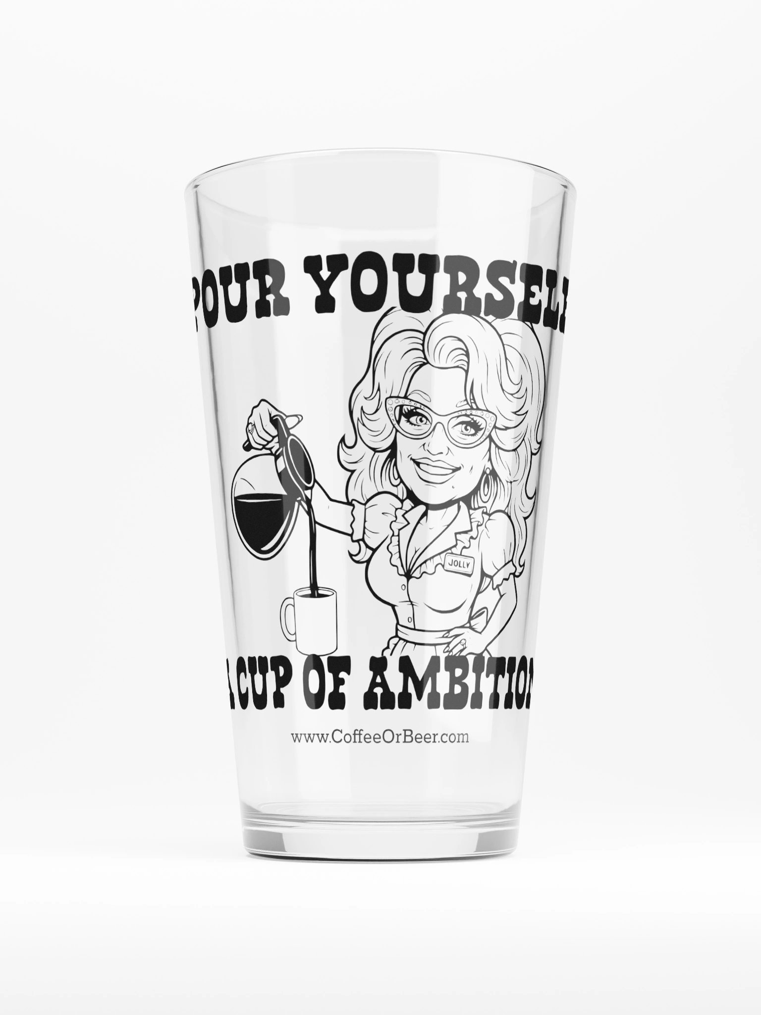 Cup of Ambition Pint Glass product image (1)
