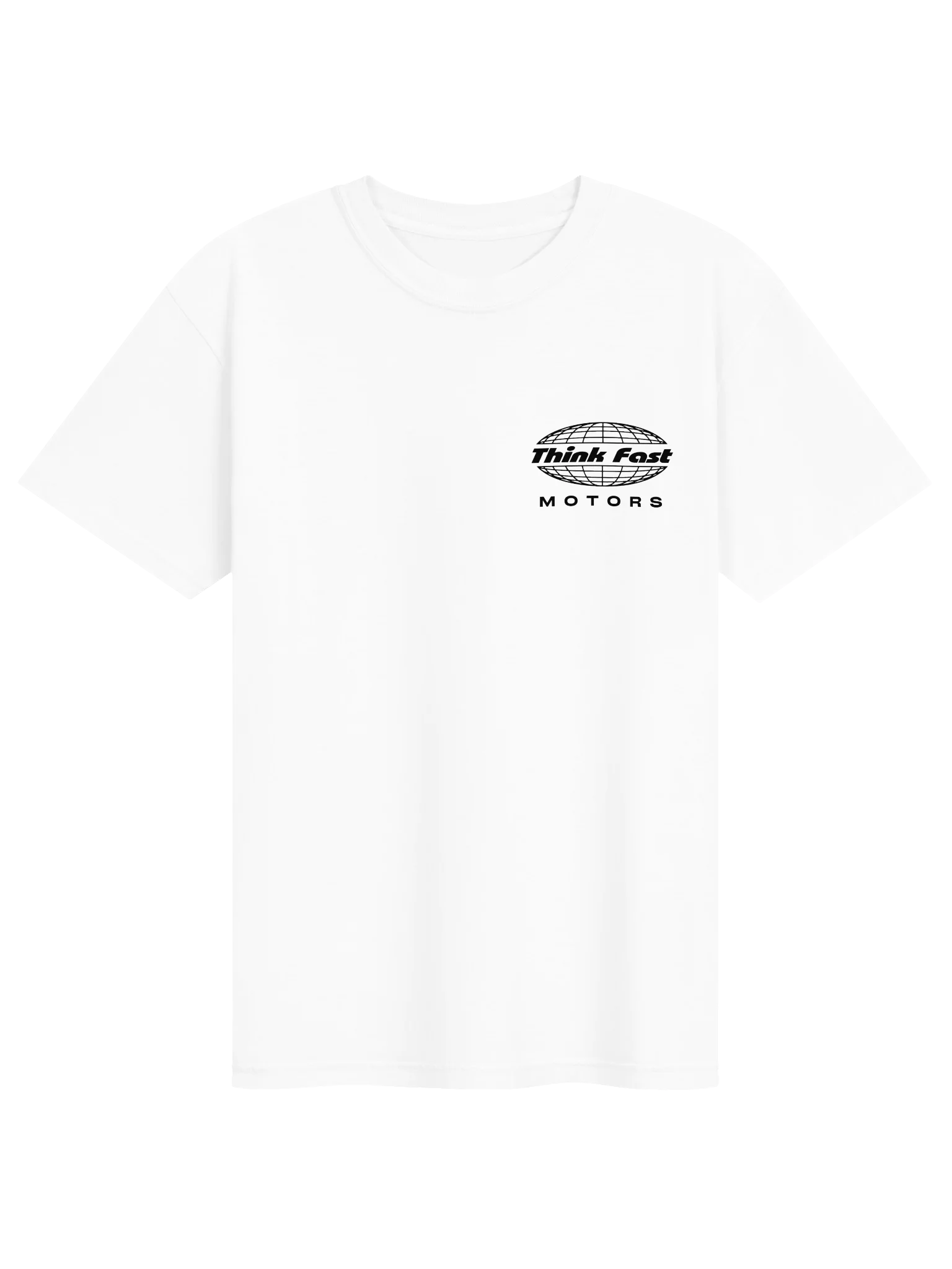 Think Fast Motors Global Tee - White product image (1)