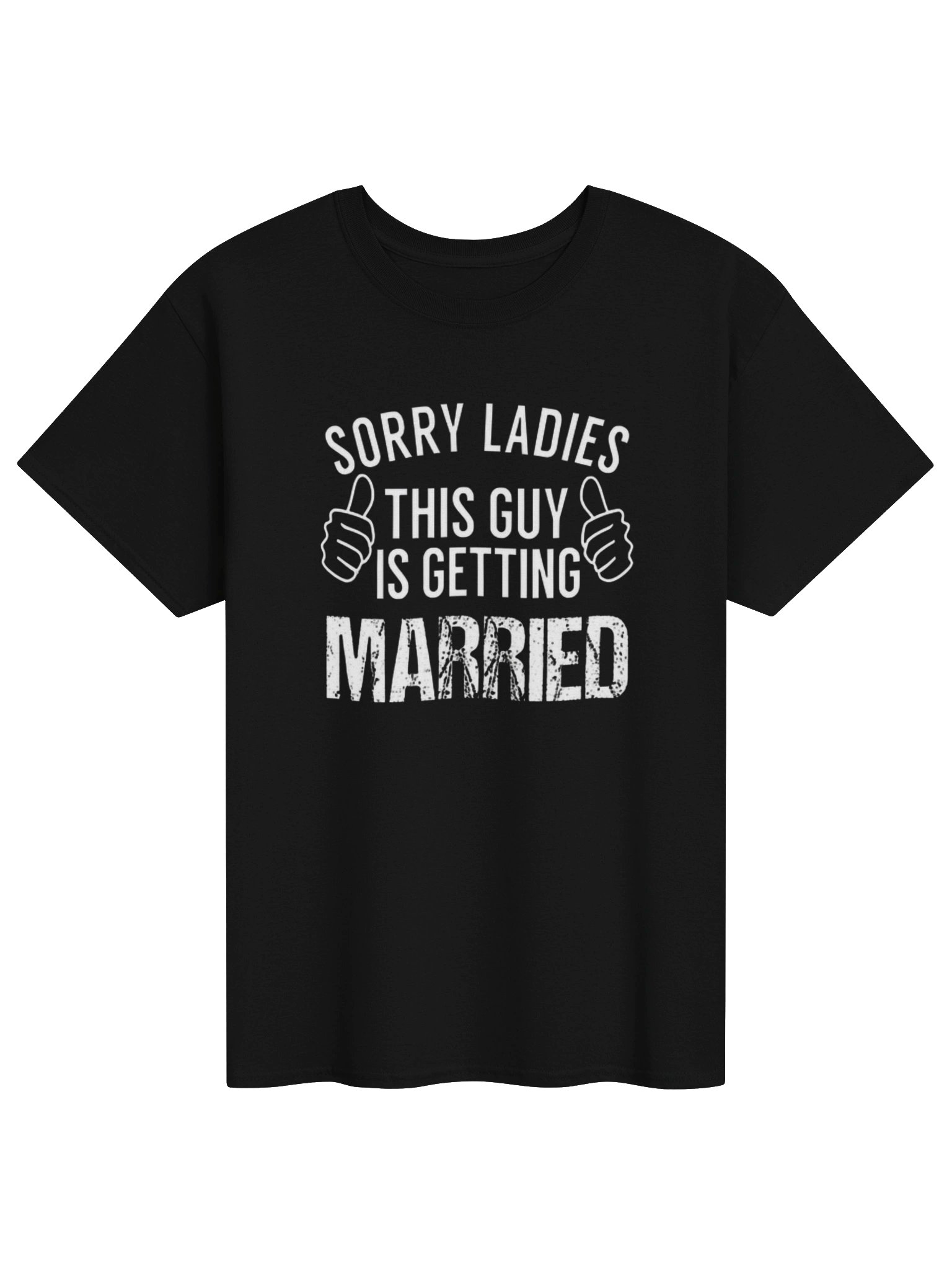 Sorry Ladies This Guy Is Getting Married Shirt – Funny Bachelor Party Groom Tee product image (2)