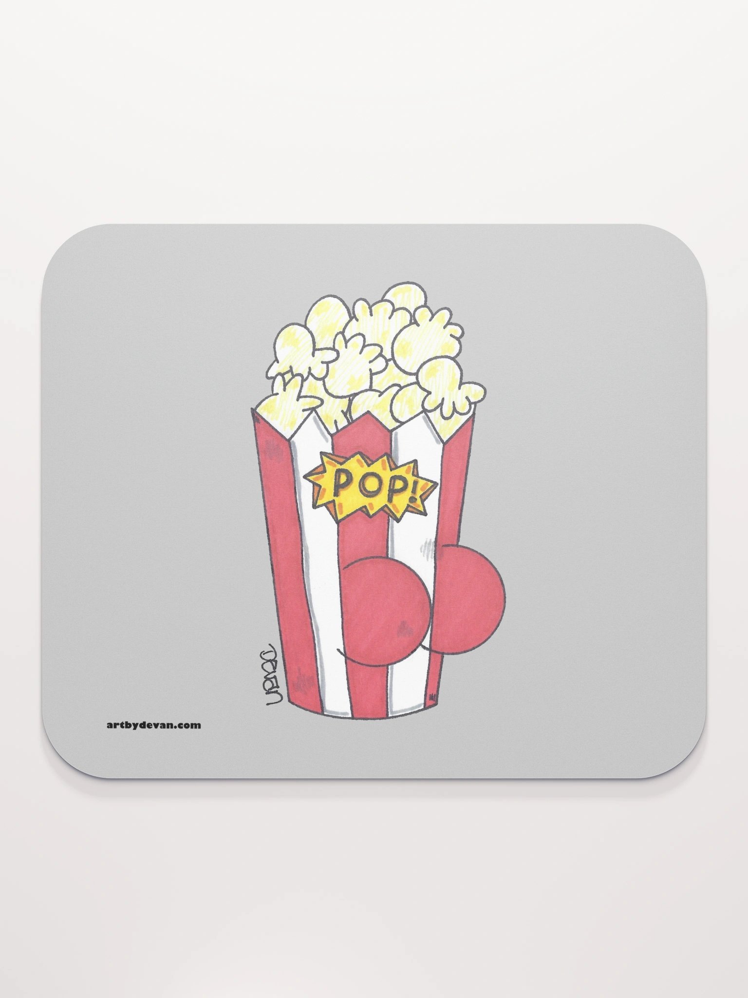 Butts: Popcorn Mousepad product image (2)