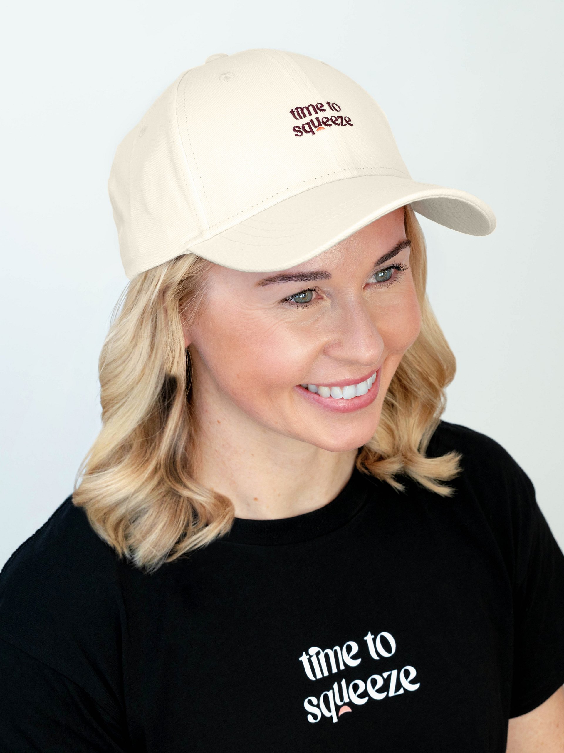 Time to Squeeze Baseball Hat (Cream) product image (3)