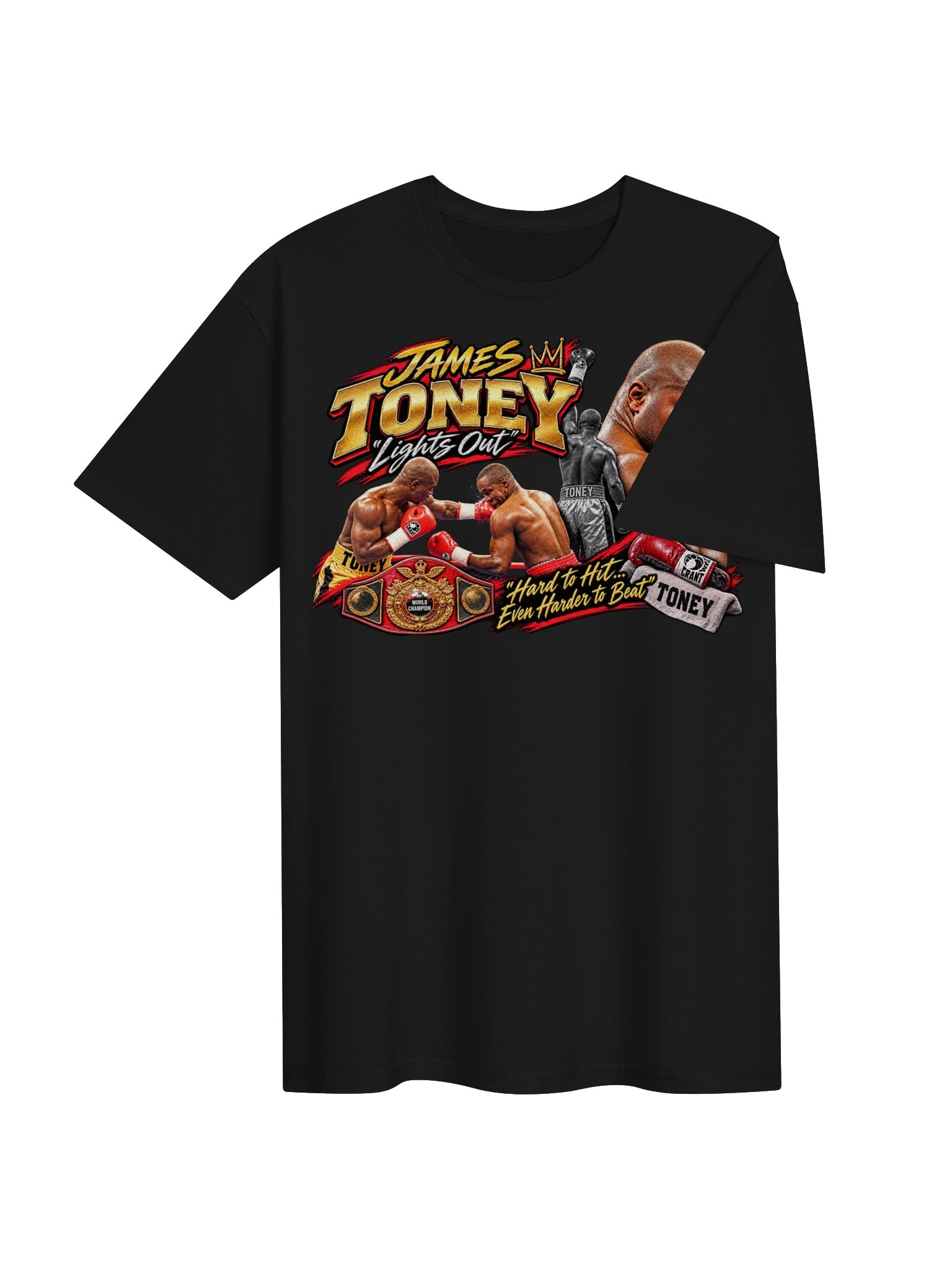 James Toney “Lights Out” Hall of Fame Champion Tee product image (4)