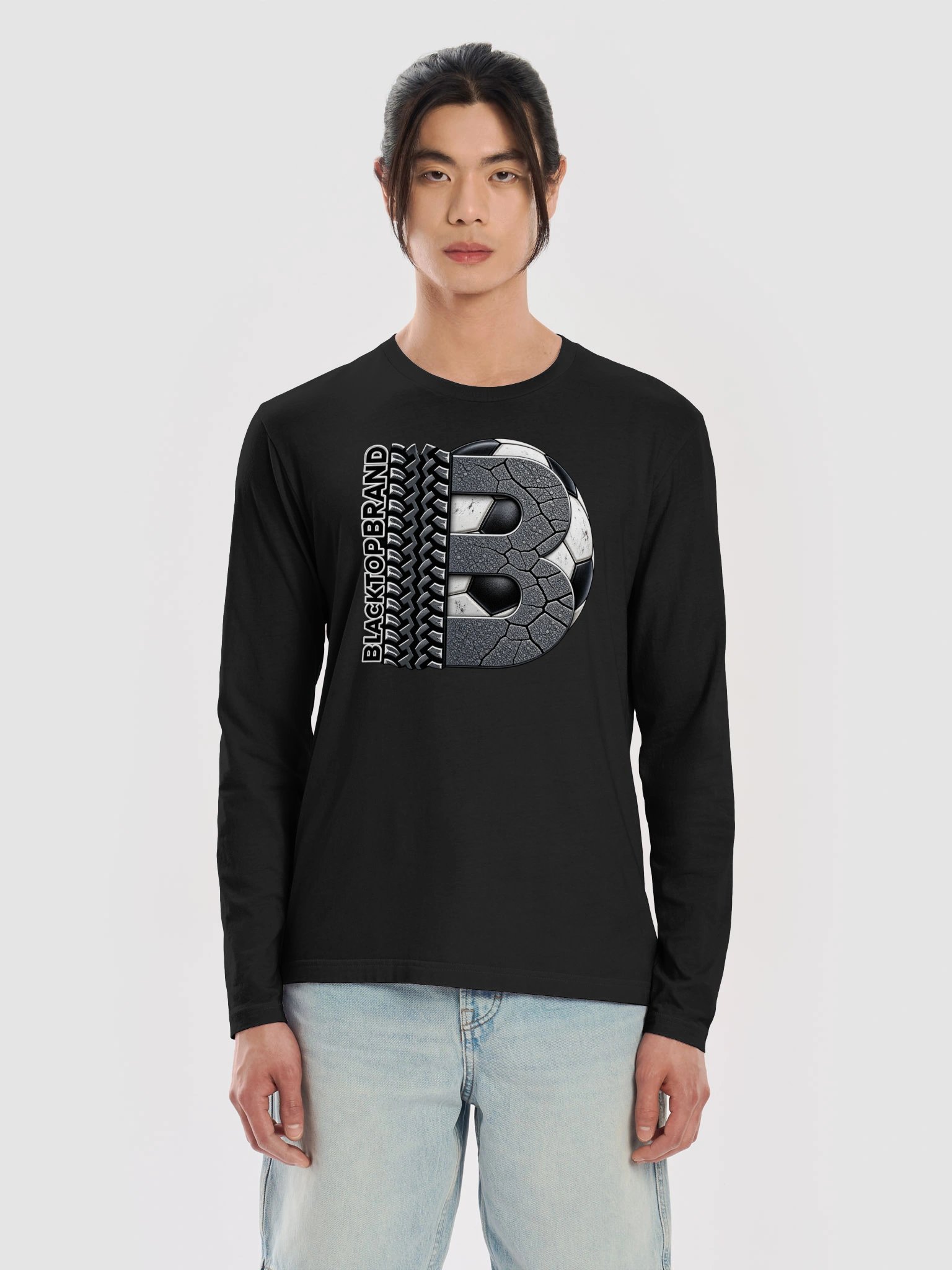 Blacktop Brand Fitted Long Sleeve Soccer Tee product image (14)